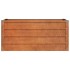 Arriate oxidado de acero corten 100x40x45