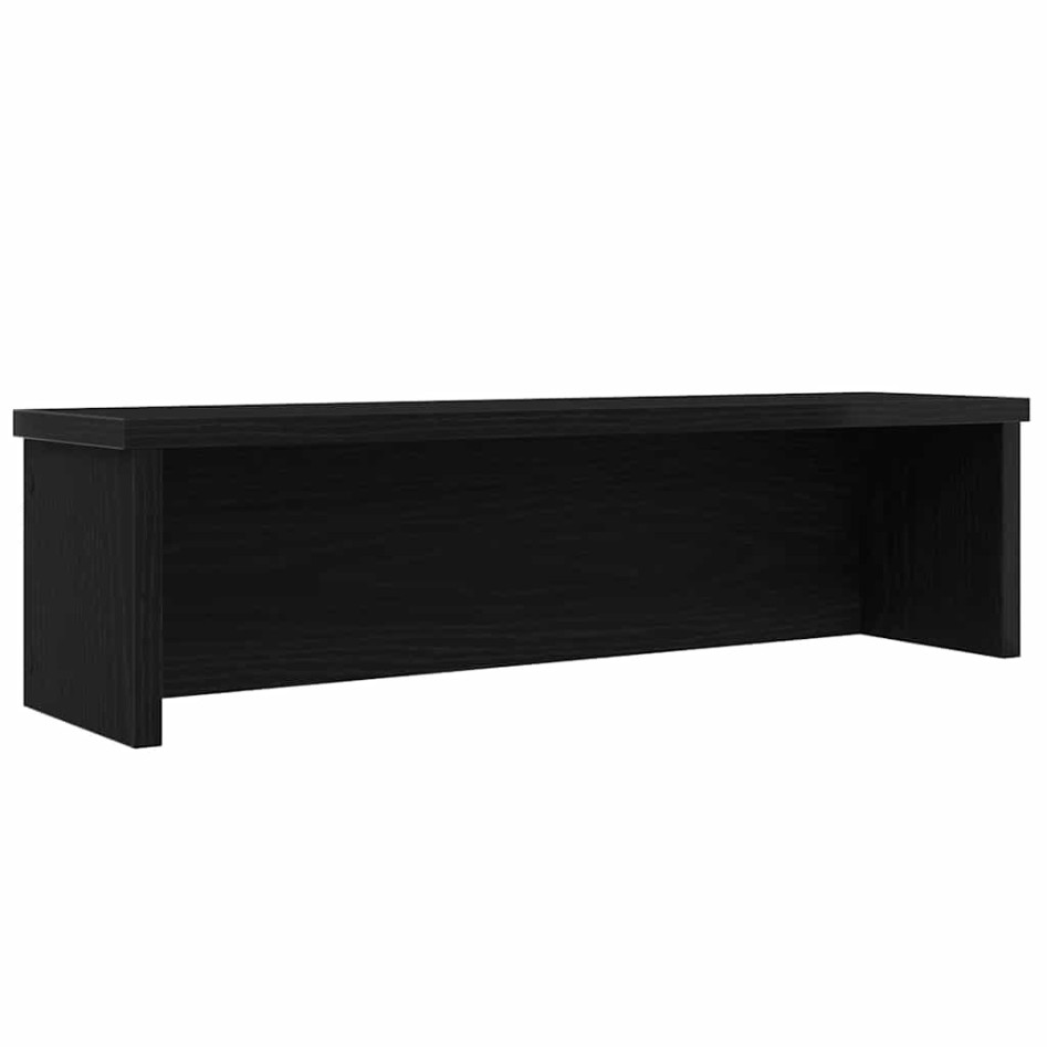 Estantes de cocina apilables 2 uds negro 60x15x16