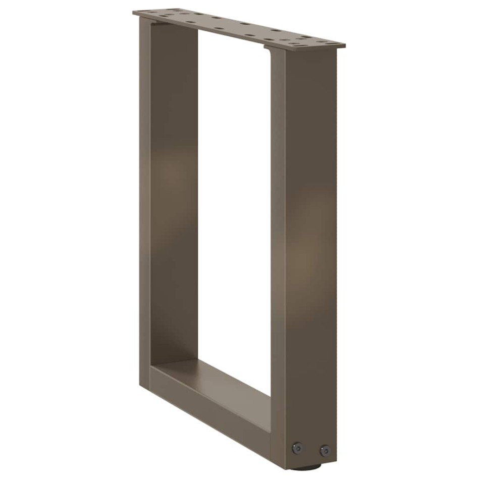 Patas para mesa de centro en forma de U 2 uds antracita