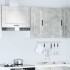 Armario de pared cocina Porto madera ingeniería gris