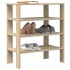 Mueble zapatero madera contrachapada roble sonoma 61x32x70