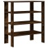 Zapatero madera contrachapada roble ahumado 61x32x70