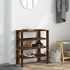 Zapatero madera contrachapada roble ahumado 61x32x70