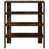 Zapatero madera contrachapada roble ahumado 61x32x70