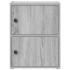 Estantería de madera de ingeniería gris sonoma 40x24x52