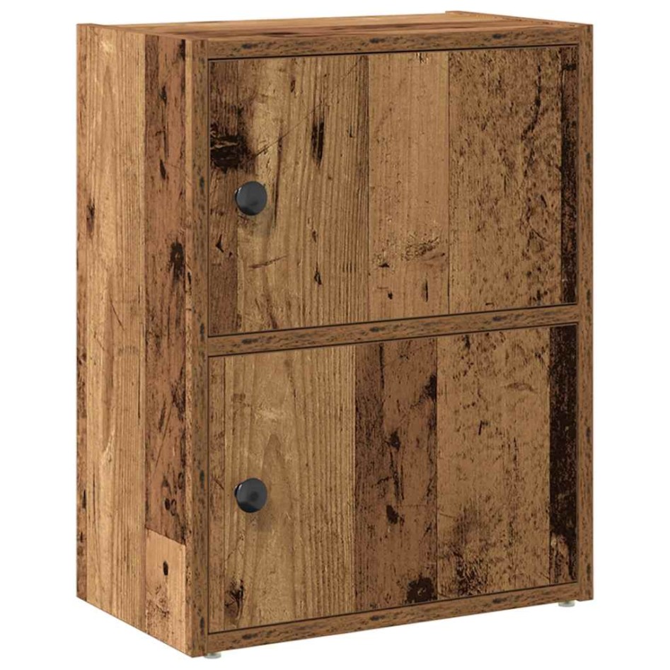 Estantería madera de ingeniería color envejecido 40x24x52