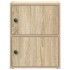 Estantería de madera de ingeniería roble sonoma 40x24x52