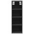 Armario colgante de cocina contrachapada negro 20x29,5x60