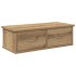 Armario pared madera de ingeniería roble artesano 60x26x18,5