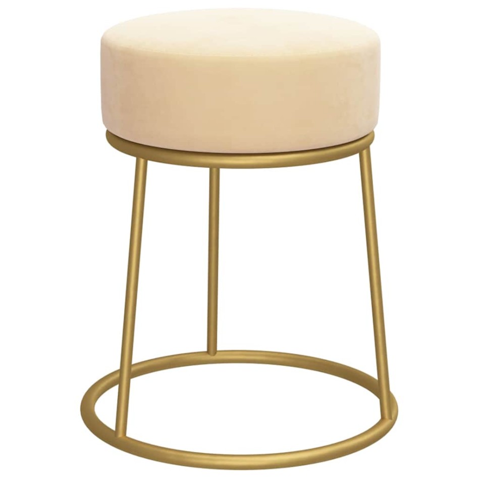 Hocker redondo terciopelo