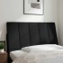 Cabecero de cama acolchado tela negro 100