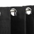 Cortina opaca con ojales look lino 2 pzas antracita 140x245