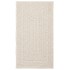 Alfombra ZIZUR apariencia yute interior exterior crema