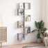 Estantes cubo de pared 6 unidades gris sonoma 30x15x30