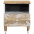 Mesita de noche de madera maciza de mango 40x33x46