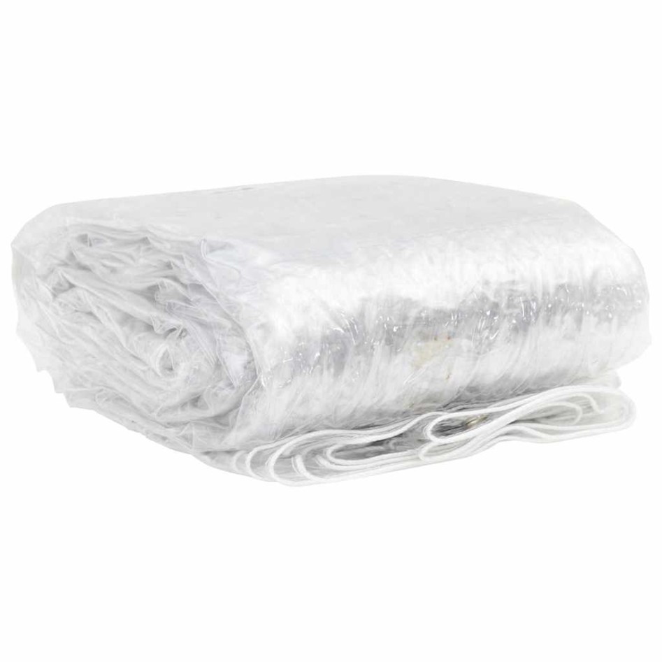 Lona transparente con ojales PVC 1x8