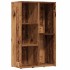 Estantería madera de ingeniería envejecida 50x25x80