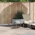 Mesa centro jardín rectangular gris claro 60x40x37