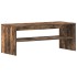 Mueble de TV madera contrachapada roble ahumado 100x40x40