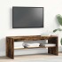 Mueble de TV madera contrachapada roble ahumado 100x40x40