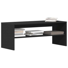 Mueble para TV madera contrachapada negro100x40x40