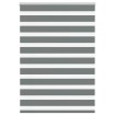 Estor cebra gris oscuro tejido ancho 110,9 cm poliéster