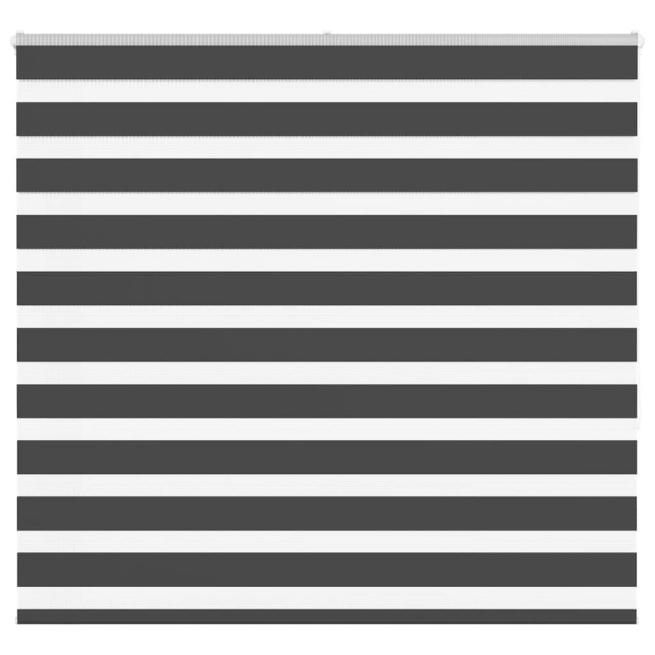 Estor cebra negro 160x150 cm tejido ancho 155,9 cm