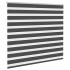 Estor cebra negro 160x150 cm tejido ancho 155,9 cm