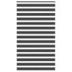 Estor cebra negro 120x230 cm tejido ancho 115,9 cm poliéster