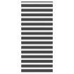 Estor cebra negro 115x200 cm tejido ancho 110,9 cm poliéster