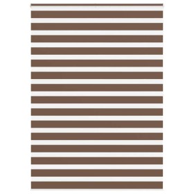 Estor cebra marrón 160x200 cm tejido ancho 155,9 cm