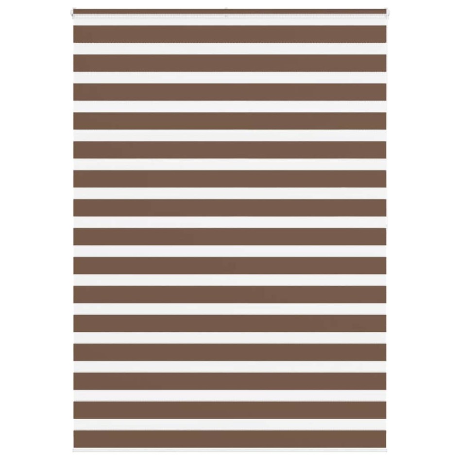 Estor cebra marrón 160x200 cm tejido ancho 155,9 cm
