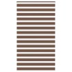 Estor cebra marrón 125x230 cm tejido ancho 120,9 cm poliéster