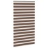 Estor cebra marrón 125x230 cm tejido ancho 120,9 cm
