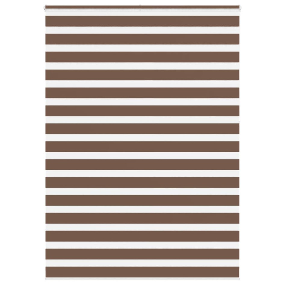Estor cebra marrón 165x230 cm tejido ancho 160,9 cm
