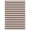 Estor cebra marrón 165x230 cm tejido ancho 160,9 cm poliéster