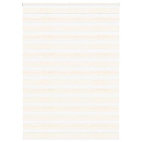 Estor cebra beige mármol tejido ancho 160,9 cm