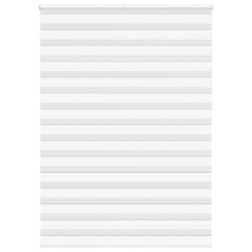 Estor cebra blanco 160x230 cm tejido ancho 155,9 cm
