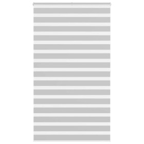 Estor cebra gris claro 120x200cm tejido ancho 115,9cm