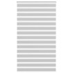 Estor cebra gris claro 120x200cm tejido ancho 115,9cm poliéster