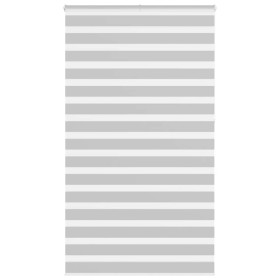 Estor cebra gris claro 120x230cm tejido ancho 115,9cm