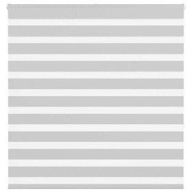 Estor cebra gris claro 145x150cm tejido ancho 140,9cm