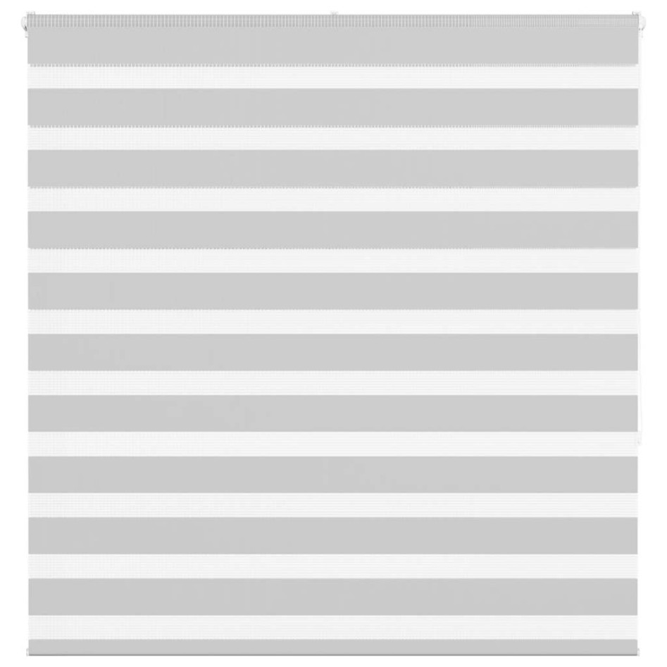 Estor cebra gris claro 145x150cm tejido ancho 140,9cm