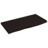 Encimera baño madera maciza tratada marrón oscuro 60x30x2