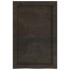 Encimera de baño madera tratada marrón oscuro 40x60x(2-4)