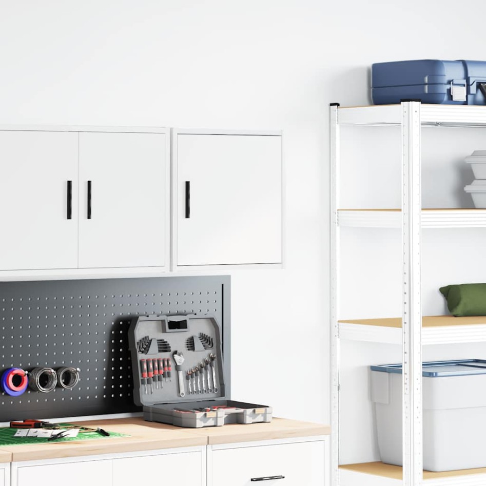 Armario de pared para garaje madera de ingeniería