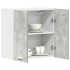Armario de pared de cocina madera de ingeniería gris