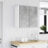 Armario de pared de cocina madera de ingeniería gris