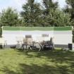 Cortaviento de camping impermeable verde 510x153 cm