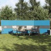Cortaviento de camping impermeable azul 490x123 cm